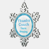 Cool Volleyball Coach Gifts Bedankt Coach Ornament (Rechts)