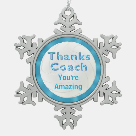 Cool Volleyball Coach Gifts Bedankt Coach Ornament (Voorkant)