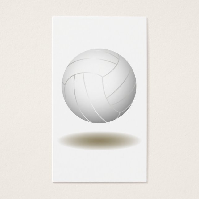 Cool Volleyball Emblem 1 Visitekaartjes (Voorkant)
