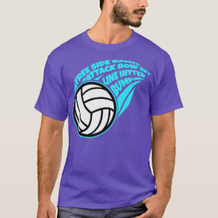 Cool Volleyball Gift Print Volleyball Team Print T-shirt