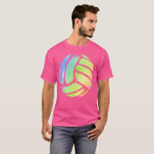 Cool Volleyball Lover Design for Men Women Volleyb T-shirt (Voorkant volledig)