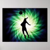 Cool Volleyball Poster (Voorkant)