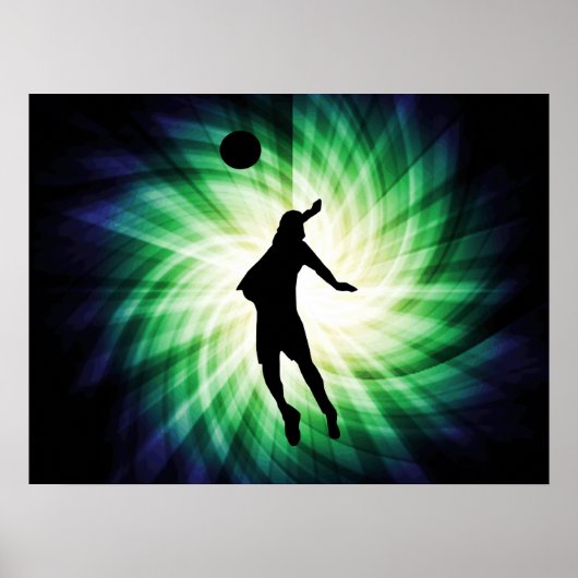 Cool Volleyball Poster (Voorkant)