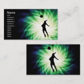 Cool Volleyball Visitekaartje (Voorkant / Achterkant)