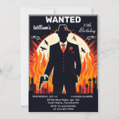 Cool Volwassen kinder 90s Boy Retro Maffia 10e Ver Kaart (Voorkant)