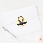 cool voor de Dee-Jay Ronde Sticker (Envelop)