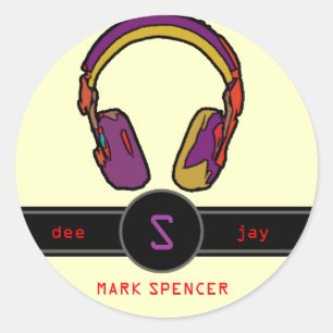 cool voor de Dee-Jay Ronde Sticker