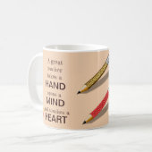 Cool voor een geweldige waardering voor leraren Da Koffiemok (Voorkant links)