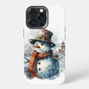 ❄️📱 Cool Vorstige Sneeuwman iPhone Hoes 📱❄️ 13 Pro Hoesje
