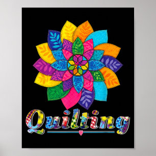 Cool Vrouwen Quilten Naaien Liefde Quilt Patronen Poster