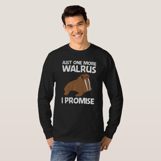 Cool Walrus voor mannen Vrouwen Noordpool Pacific  T-shirt (Voorkant volledig)