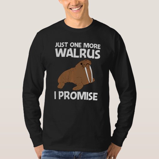 Cool Walrus voor mannen Vrouwen Noordpool Pacific T-shirt (Voorkant)