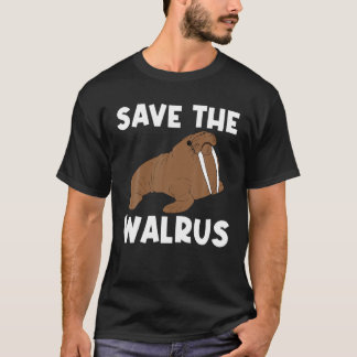 Cool Walrus voor mannen Vrouwen Noordpool Pacific  T-shirt