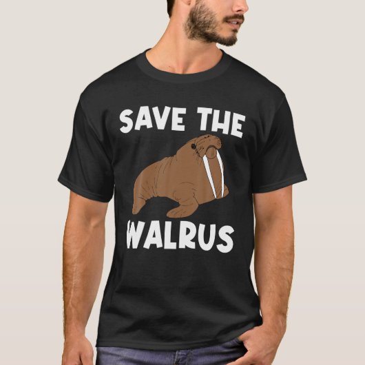 Cool Walrus voor mannen Vrouwen Noordpool Pacific  T-shirt (Voorkant)