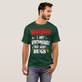 Cool Warning Talk on Bugs Funny Insect Boy T-shirt (Voorkant volledig)