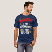 Cool Warning Talk on Bugs Funny Insect Boy T-shirt (Voorkant volledig)