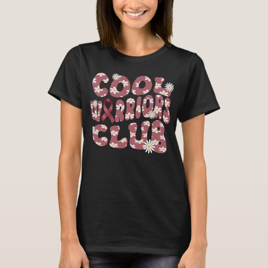 Cool Warrior Club bewustzijn van multipel myeloom T-shirt (Voorkant)
