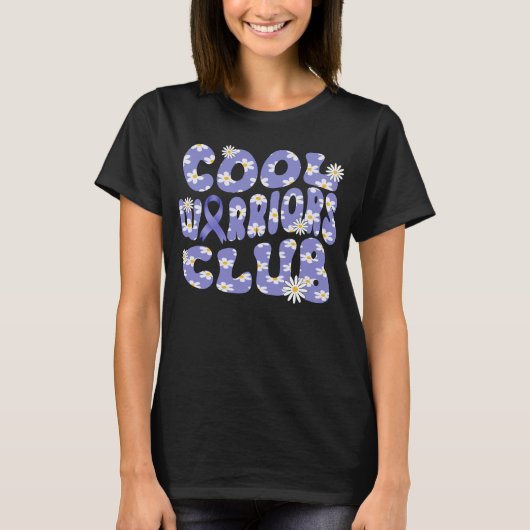 Cool Warrior Club Oesofageale kankerbewustzijn T-shirt (Voorkant)