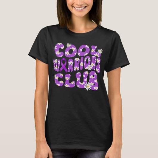Cool Warrior Club Pancreaskankerbewustzijn T-shirt (Voorkant)