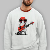 Cool Wasbeer die Rode Basgitaar Speelt T-shirt