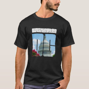 Cool Washington D C met US Capitol T-shirt