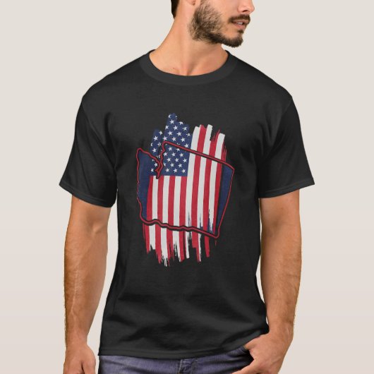 Cool Washington State 1 T-shirt (Voorkant)