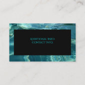 Cool Water Background Visitekaartje 2 (Achterkant)