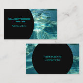 Cool Water Background Visitekaartje 6 (Voorkant / Achterkant)