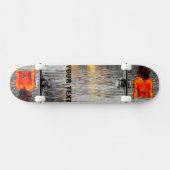 ~Cool Water~ SCHAATS DECK, AANGEPAST. Skateboard (Horizontaal)