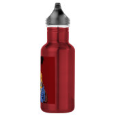 COOL! Waterfles (18 oz) Rood - Custom (Rechts)