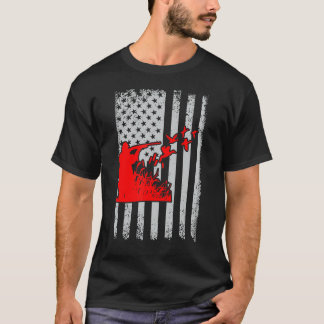 Cool Waterfowl Amerikaanse noodlijdende Amerikaans T-shirt