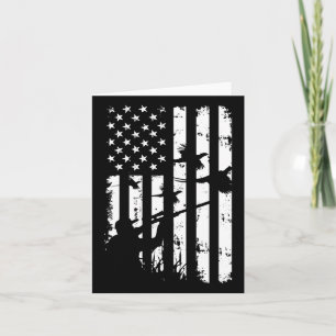 Cool Waterfowl Amerikaanse USA Flag Fazant Kaart