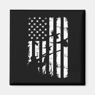 Cool Waterfowl Amerikaanse USA Flag Fazant Magneet