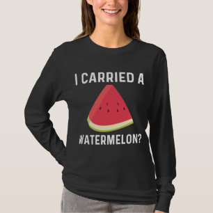 Cool Watermeloen voor mannen Rode Meloenen Vruchte T-shirt