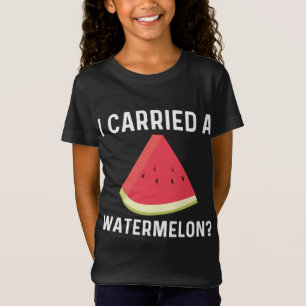 Cool Watermeloen voor mannen Rode Meloenen Vruchte T-shirt