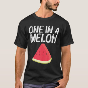 Cool Watermeloen voor mannen Rode Meloenen Vruchte T-shirt