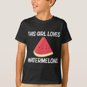 Cool Watermeloen voor meisjes Kinder rode meloen T-shirt