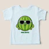 Cool Watermelon Sunglasses Cartoon Graphic (Design voorkant)