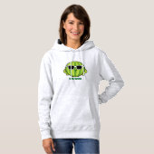 Cool Watermelon Sunglasses Cartoon Graphic Hoodie (Voorkant volledig)