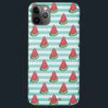 Cool Watermelonstripes - Gepersonaliseerd Case-Mate iPhone Case<br><div class="desc">Koel watermeloen op gestreepte achtergrond met jouw naam.</div>