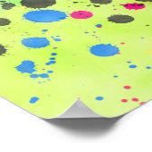 Cool waterverf beroemde quote poster (Hoek)