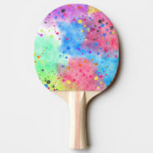 Cool waterverf beroemde quote tafeltennisbatje (Achterkant)