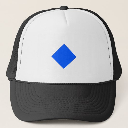 Cool Waves Cryptocurrency Coin Sign. Trucker Pet (Voorkant)