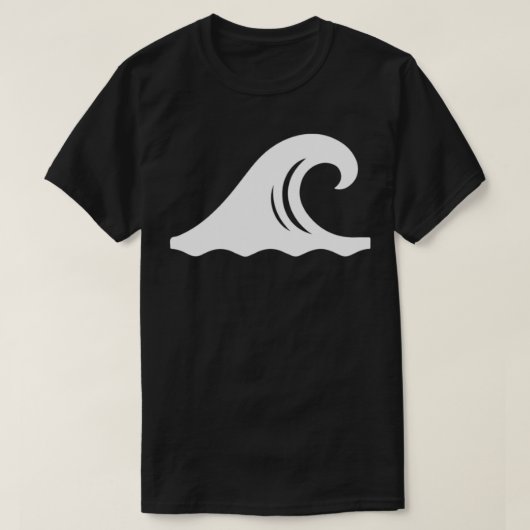 Cool Waves Symbool Surfer Surfing Surf Koud B T-shirt (Design voorkant)