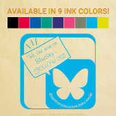 Cool We zijn op social media Volg ons! Trodat 4924 Zelfinktende Stempel