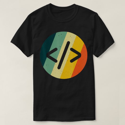 Cool Web Developer Art for Men Women HTML Program T-shirt (Design voorkant)
