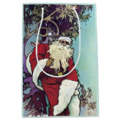 Cool Weed Santa Medium Gift Bag Cadeauzakje (Voorkant)