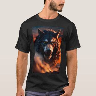 Cool Weerwolf Furry Therian Art T-shirt
