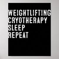 Cool Weightlift Cryotherapie Slaap Herhaal Funny
