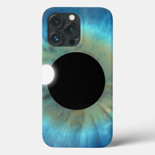 Cool Weird Blue Eye Iris Close-up Eyeball eyePhone Case-Mate iPhone Case (Achterkant)